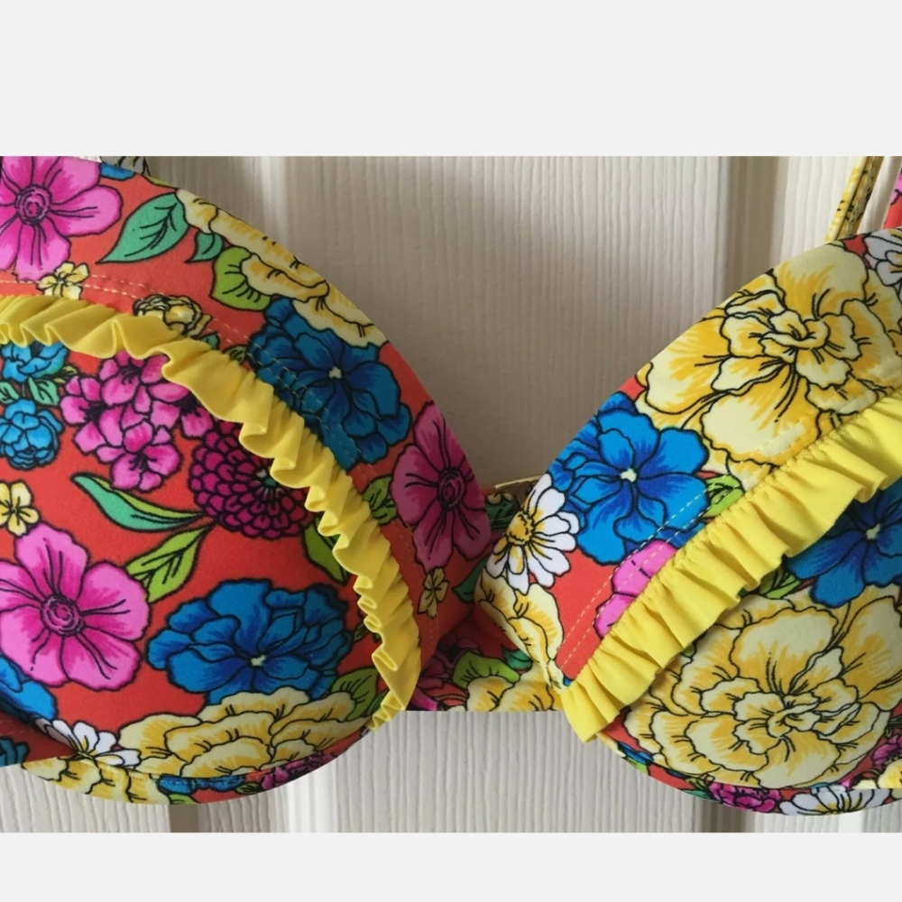 Xhilaration PUSH UP Bikini 2-Pc Swimsuit Floral